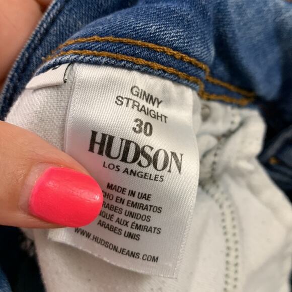 Hudson Ginny Straight Crop Jeans - Picture 4 of 6